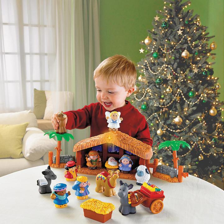 Produktbild Fisher-Price Fisherprice Little People Weihnachtskrippe