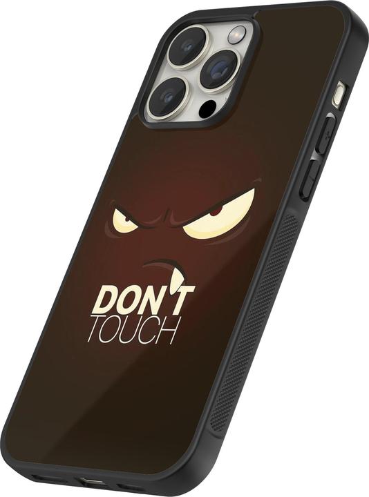 Produktbild PhoneLook Hülle Silikon schwarz Angry Dont Touch (Apple iPhone 13 Pro Max)