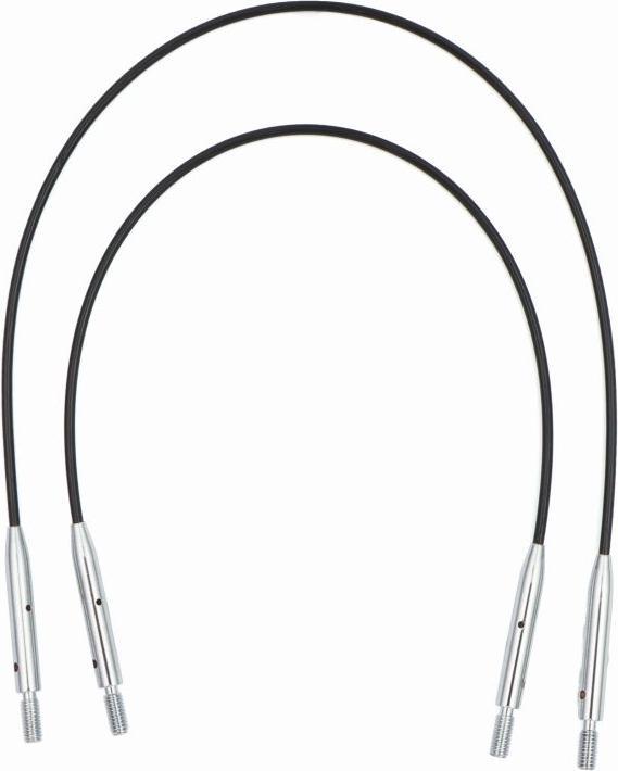 Image du produit Knitpro Seil für Nadelspitzen Mini Fixed Cable Set schwarz 13 & 17 cm ergibt 27 & 30 cm