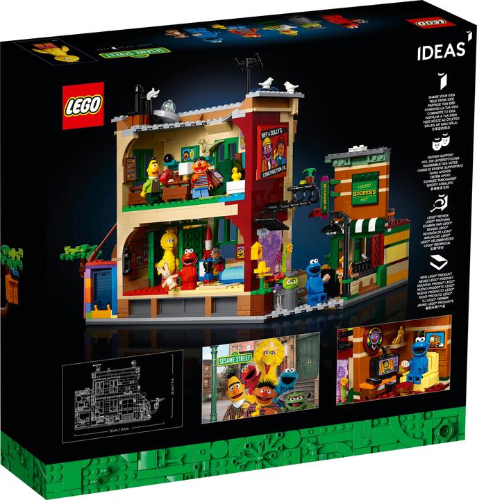 Immagine prodotto LEGO 123 Sesame Street (21324, LEGO Ideas, Set LEGO rari)