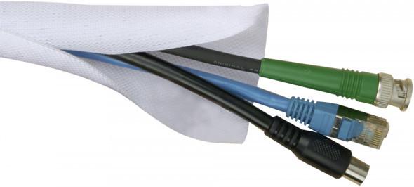 Immagine prodotto Audioraq Guida cavo, bianco, in scatola di cartone da 25m da srotolare (Tubo cavi, 2500 cm)