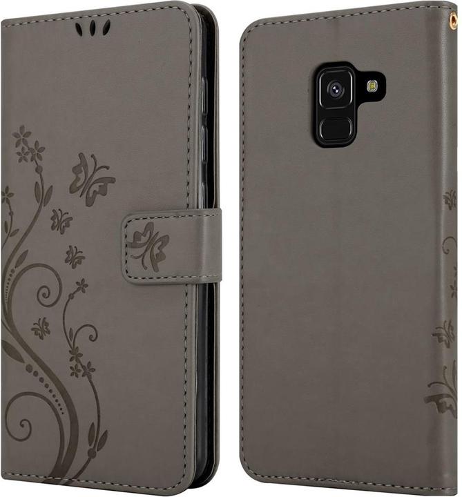 Actual product image Cadorabo Flower Book Cover (Samsung Galaxy A8 (2018))
