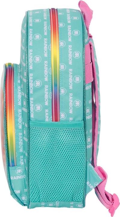 Actual product image Rainbow High Paradise school rucksack turquoise 28 x 34 x 10 cm