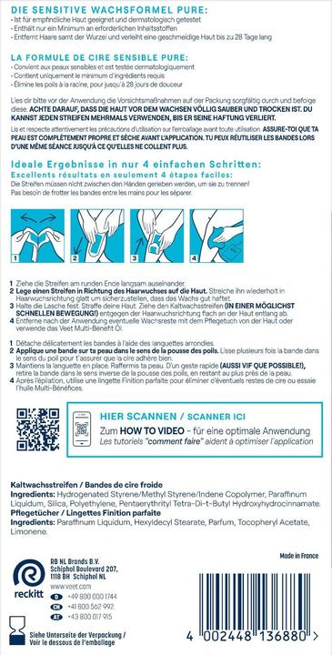 Produktbild Veet Kaltwachsstreifen (40 x, 91 g)