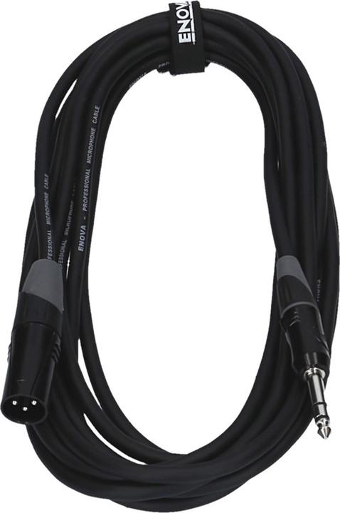 Actual product image Enova XLR male to jack male 6.35mm, 2m (2 m, XLR)