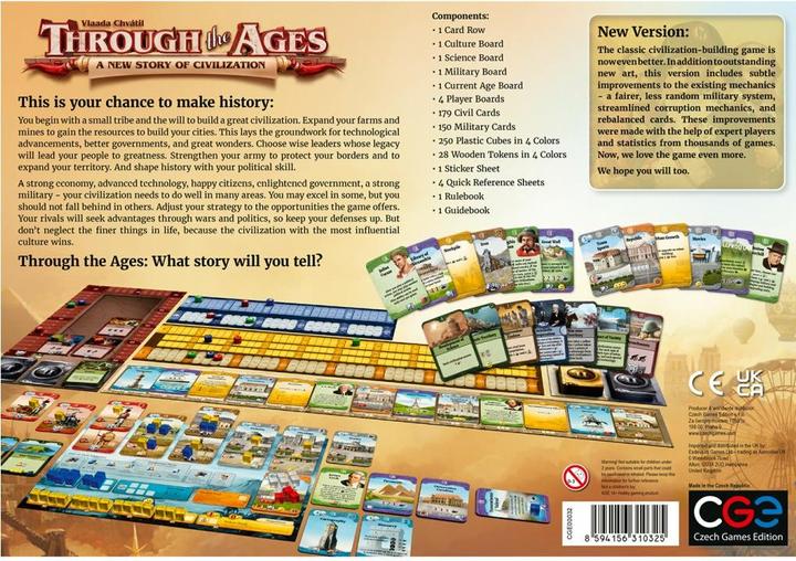 Image du produit Czech games edition Jeu d'experts Through the Ages (Allemand)