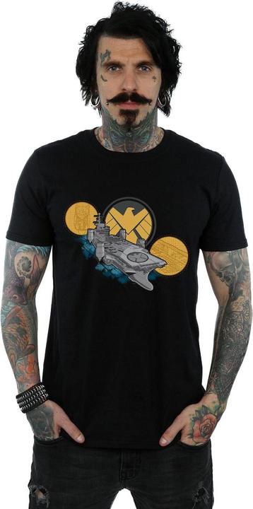 Image du produit - T-shirt S.H.I.E.L.D. HELLICARRIER - Homme (S)