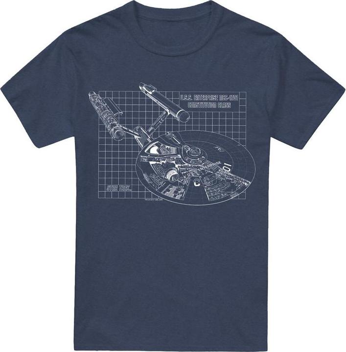 Actual product image Unisex Adult Enterprise Print T-Shirt (S)