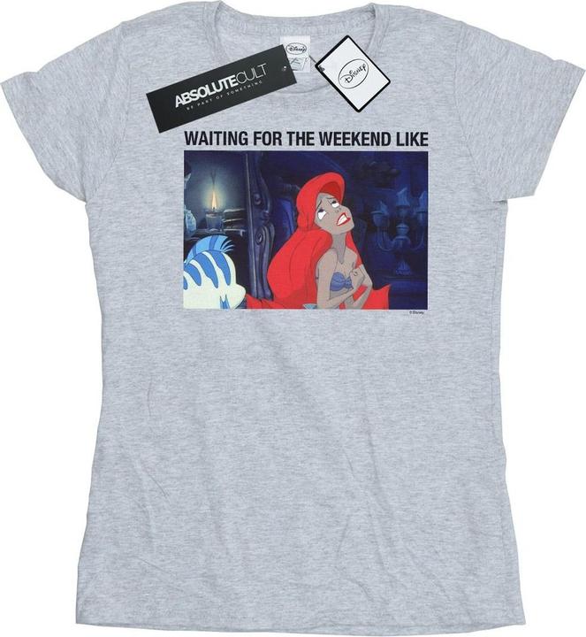 Produktbild Disney The Little Mermaid Waiting For The Weekend TShirt (M)
