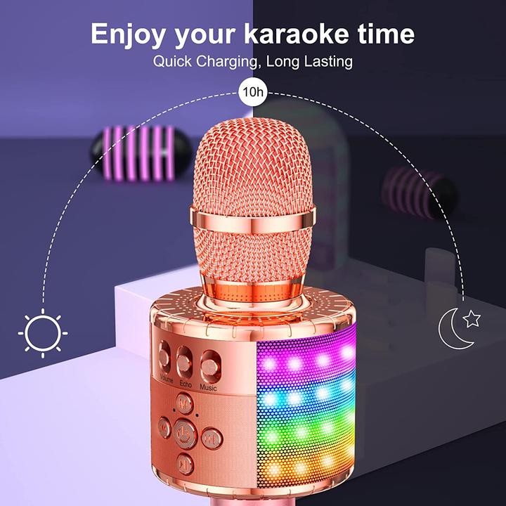 Actual product image Bonaok Karaoke microphone