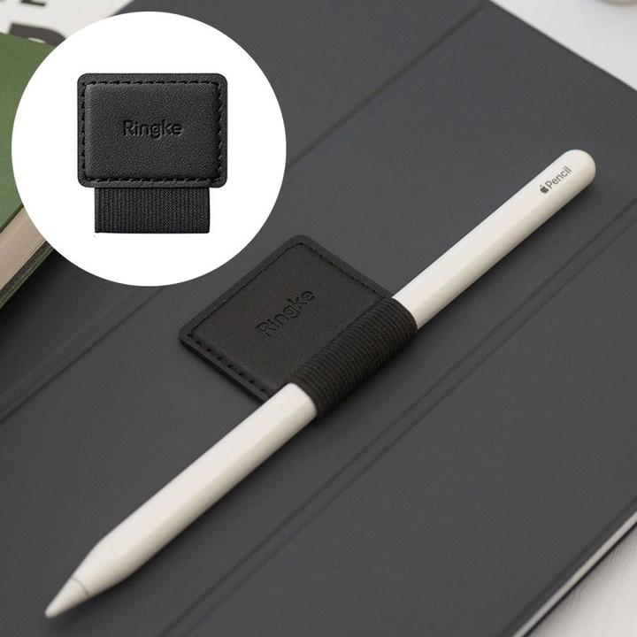 Produktbild Ringke - Pen Holder (1 pack) - Ecological Leather, Textile, Elastic - Black