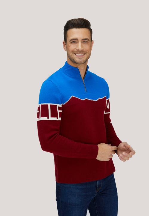Image du produit Bellemere Pull Mérinos Super Fine Mountain Print Sweater (S)