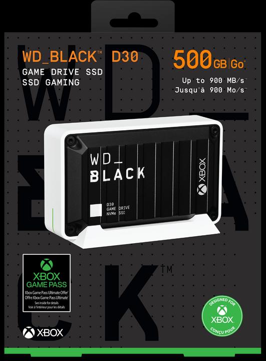 Produktbild WD Black D30 Game Drive SSD for Xbox (500 GB)