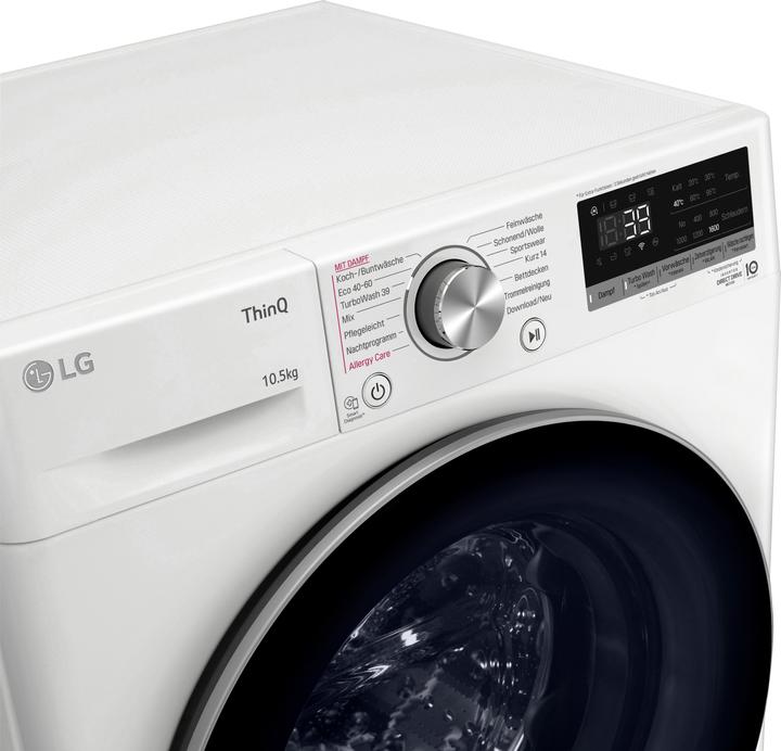 Actual product image LG F6WV710P1 Washing Machine Freestanding Front Loader A (10.50 kg, Left)