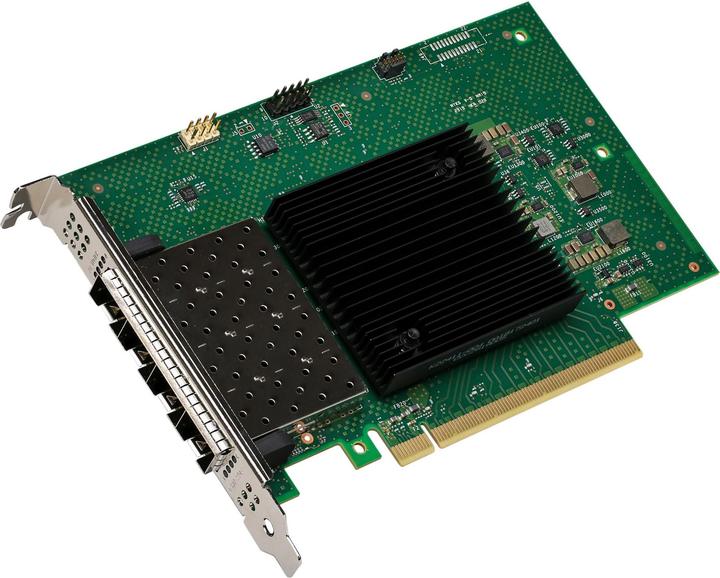 Actual product image Intel SFP28 Network Card E810-XXVDA4 PCI Express x16 (PCI-E x16)