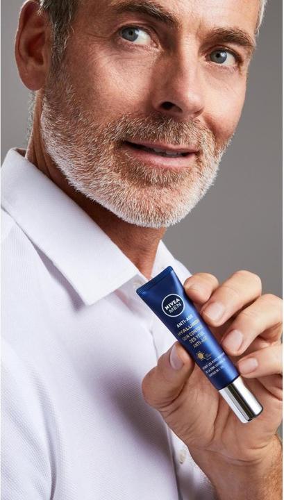 Produktbild NIVEA Men Hyaluron Anti-Age Eye Cream (Crème, 15 ml, Tag + Nacht)