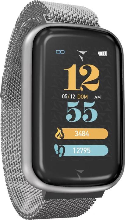 Actual product image Techmade Smart Watch STEPS Metal Silver TM-STEPS-MSIL (44 mm)