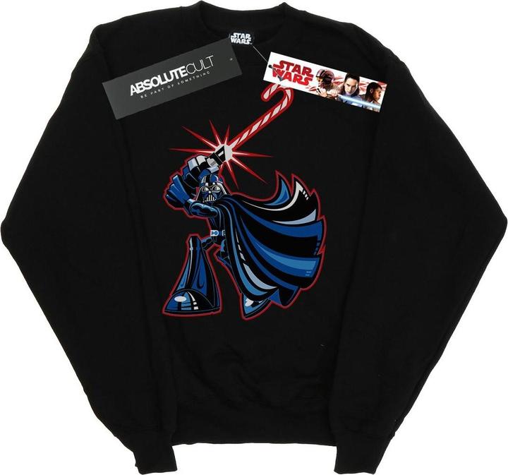 Star Wars Darth Vader Christmas Candy Cane Sweatshirt