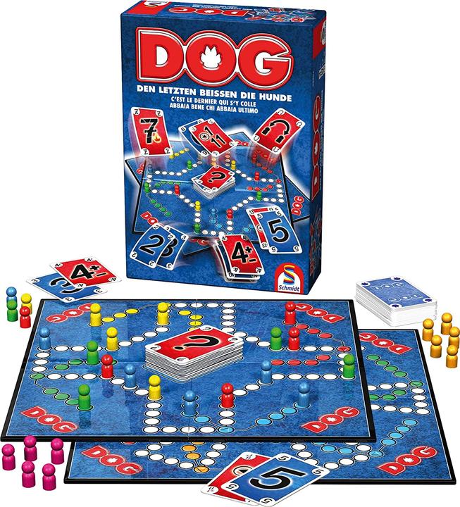 Actual product image Schmidt Spiele The last one to bite the dogs (German, French, Italian)