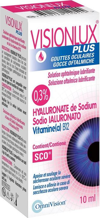 Produktbild OmniVision Augentropfen Visionlux Plus (10 ml, 10 ml)