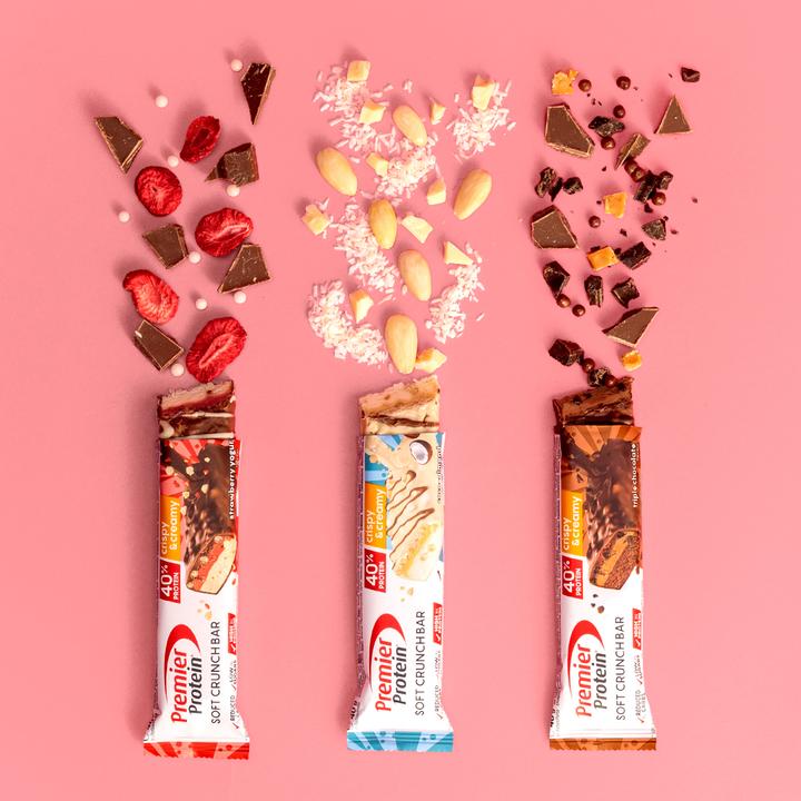 Actual product image Premier Protein Soft Crunch Bar 40% Protein (Triple Chocolate, 12 pcs., 480 g)