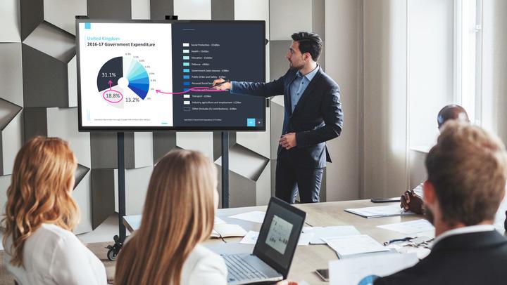 Image du produit Viewsonic ViewBoard IFP8670 - 218.4 cm (86") classe diagonale (217.4 cm (85.6") (3840 x 2160 pixels, 85.60")