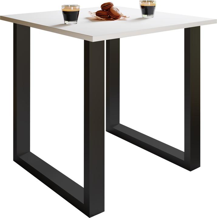 VCM Table de salle à manger premium Table de salle à manger en bois "Xona U (80 x 50 x 76 cm)