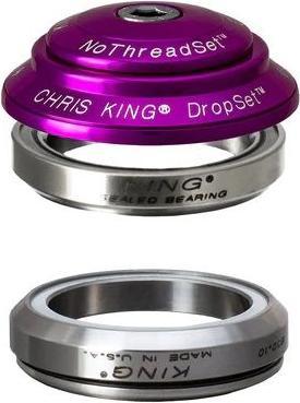 Image du produit Chris King Jeu de direction DropSet 4, roulements en acier, 1 1/8", GripLock, IS41/28.6 | IS41/30 45x45, 3D