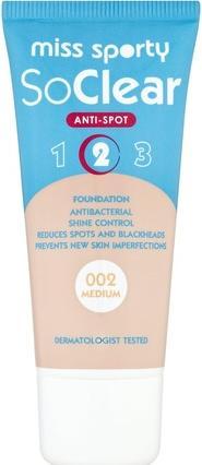Energie-Label Miss Sporty Miss Sports - So Clear Anti-Spot 2 Imperfection Masking Primer 002 Medium 30Ml