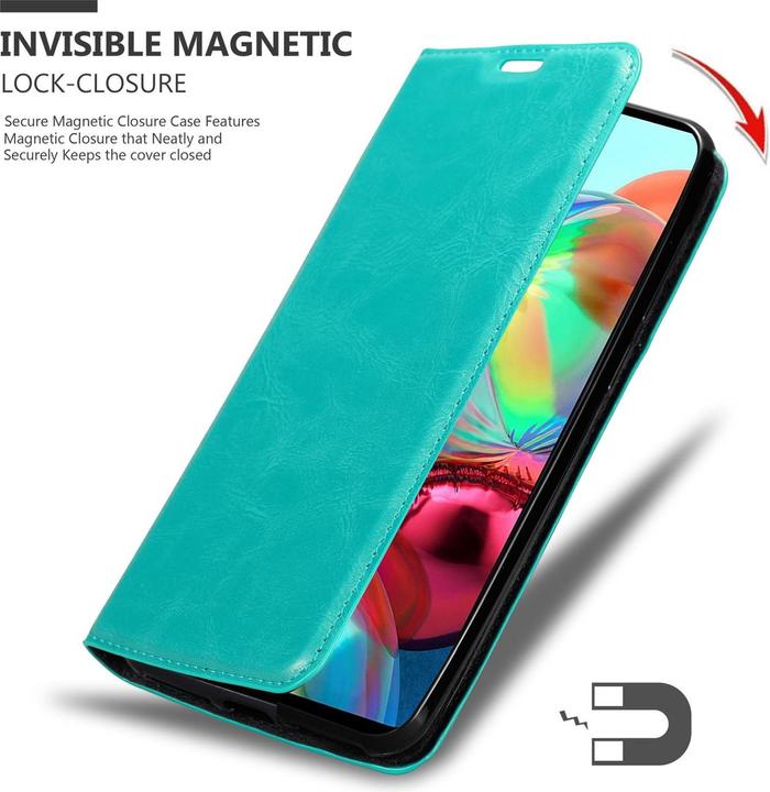 Actual product image Cadorabo Book Invisible Magnet Cover (Samsung Galaxy A72 5G)
