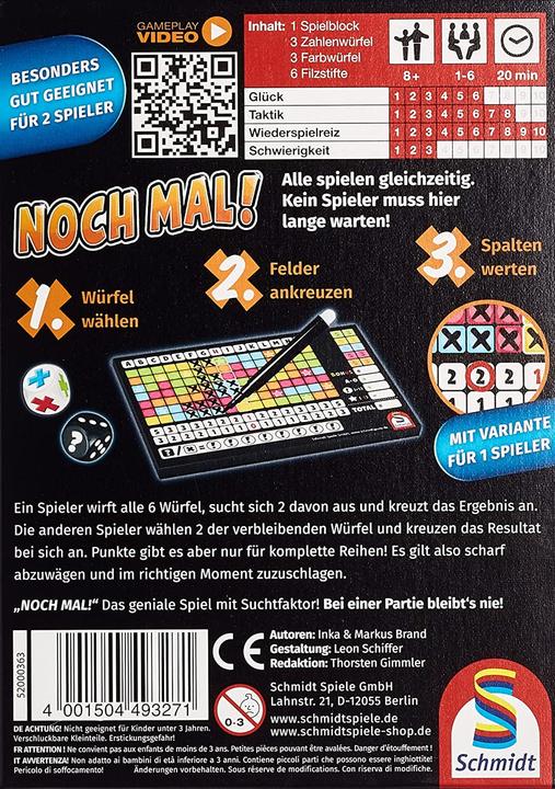 Actual product image Schmidt Spiele Once again (German)