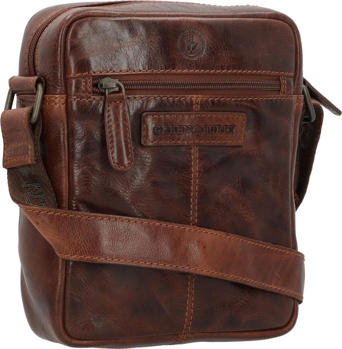 Produktbild Greenburry Rugged Umhängetasche Leder 21 cm