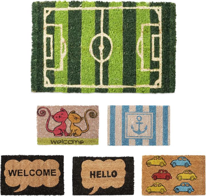 Actual product image Relaxdays Doormat (40 x 25 x 1.5 cm)