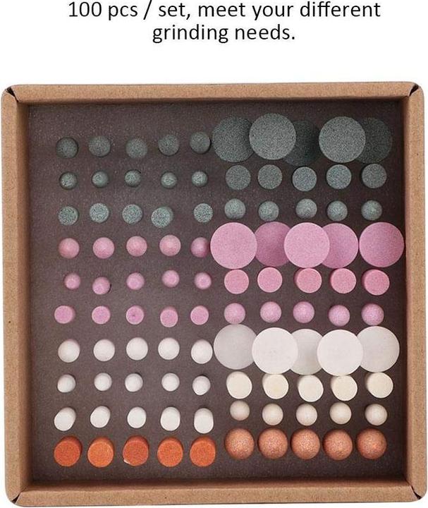Produktbild Yuyte Schleifkopf-Set für Maniküre & Pediküre (100 Stück) (100 x)