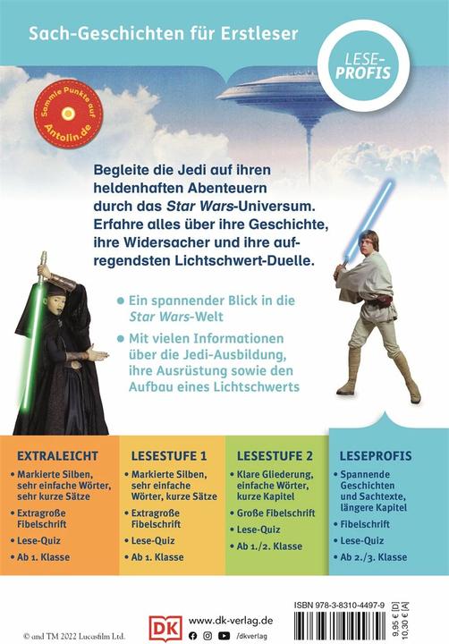Produktbild SUPERLESER! Star Wars™ Die Geschichte der Jedi (Deutsch, Christina Braun, 2022)