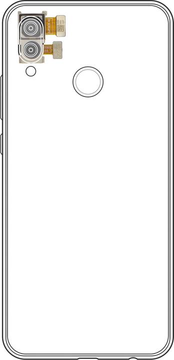 Immagine prodotto Clappio Parte di ricambio della fotocamera posteriore di Huawei P20 Lite (Accumulatore di carica elettrica, Huawei P20 Lite)