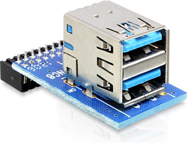 Delock 41865 USB 3.0 pin header socket (USB 3.0, USB 3.1, USB 3.2 Gen 1)