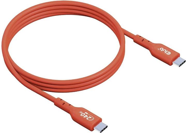 Actual product image Club 3D Club3D Cable USB 2 Type C PD 240W / 480Mb 4m St/St retail (4 m, USB 2.0)