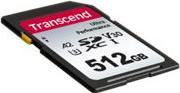 Produktbild Transcend SD Card SDXC SDC340S 160/90 MB/s (512 GB, SDXC, U3, UHS-I)