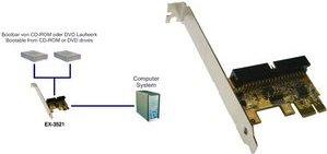 Immagine prodotto Exsys Controller IDE 2HDD PCIe per CD-ROM/DVD