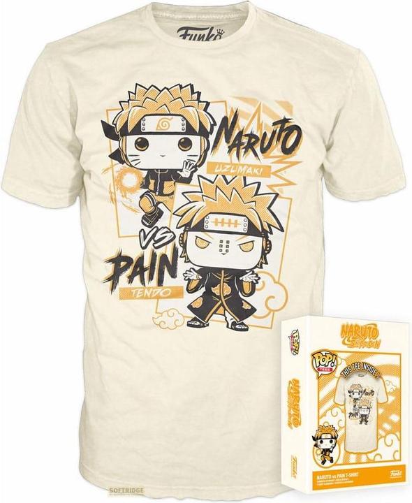 Funko Naruto Boxed Tee T-Shirt Naruto v Pain Grösse S (S)