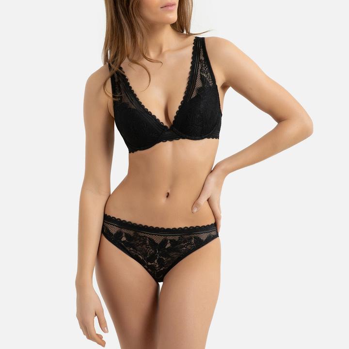 Image du produit La Redoute Collections Soutien-gorge en dentelle foulard en matière recyclée (65 B)