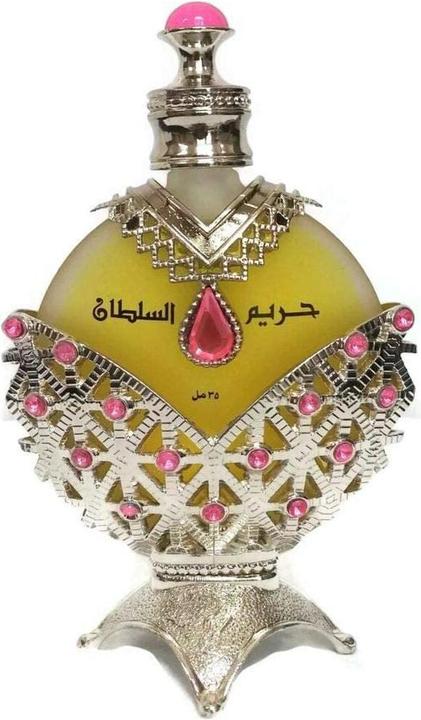 Actual product image Hollister Khadlaj Women's Hareem Sultan Silver Attar Oil Perfume (Eau de parfum, 35 ml)