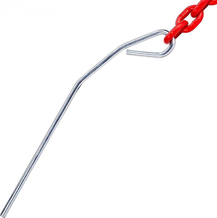Produktbild Dema Chokerkette Rückekette Forstkette 2 m / 8 mm mit Schlinghaken Gleithaken + Nadel (2.02 m)