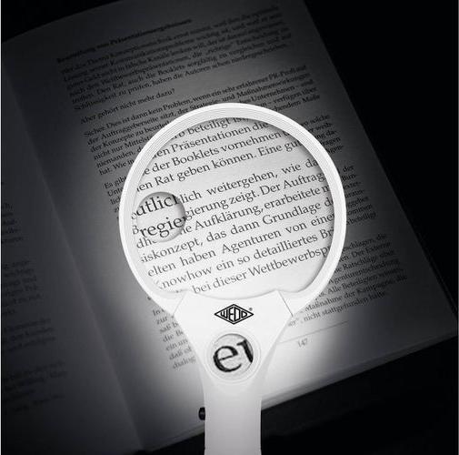 Actual product image Wedo Profile magnifier with 3 LEDs