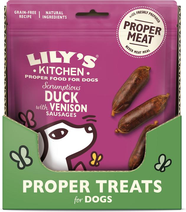 Lily's Kitchen Saucisses de canard et de canard sauvage (Adulte, 1 pcs, 70 g)