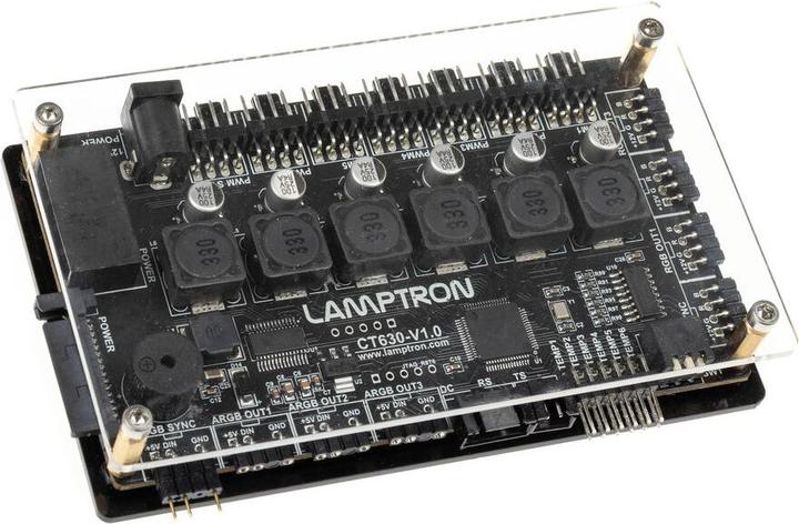 Immagine prodotto Lamptron CT625 All-In-One Controller, 6x IPS - schwarz (6 Ventilatore)