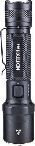 Produktbild Nextorch Taktische LED-Taschenlampe P91, 5'000 Lumen (inkl. Akku) (16 cm, 5000 lm)