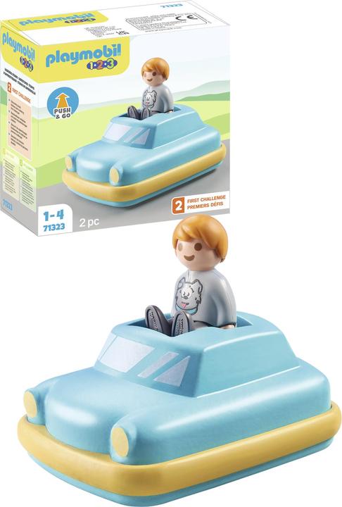 Image du produit Playmobil 1.2.3 : Push & Go Car (71323, Playmobil 1.2.3)