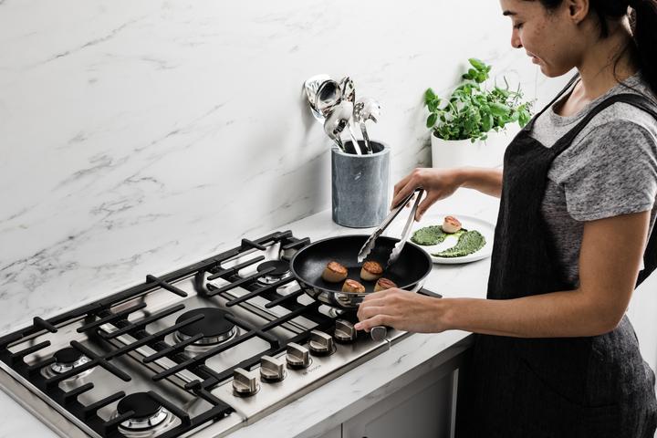 Actual product image Ninja SharkNinja C60020EU ZEROSTICK frying pan 20 cm (stainless steel) (Frying pan, Stainless steel)